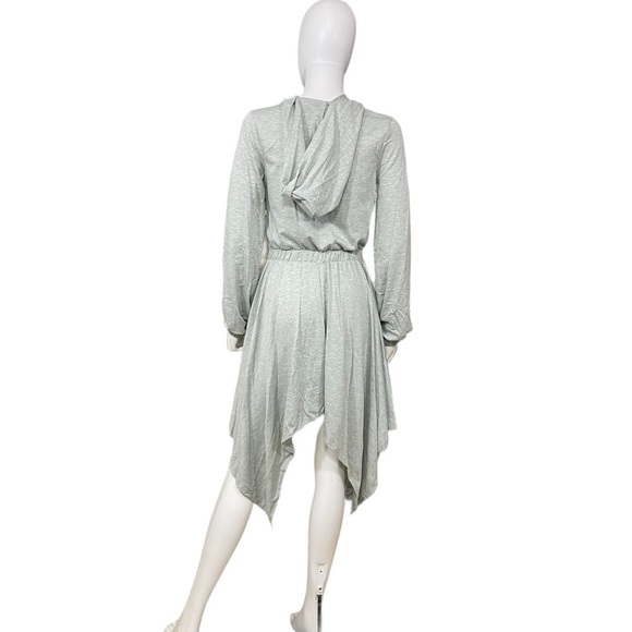 Long Sleeves Hooded Drape Dress Full Zipper Jacket Dress
New - Picture 5 of 7